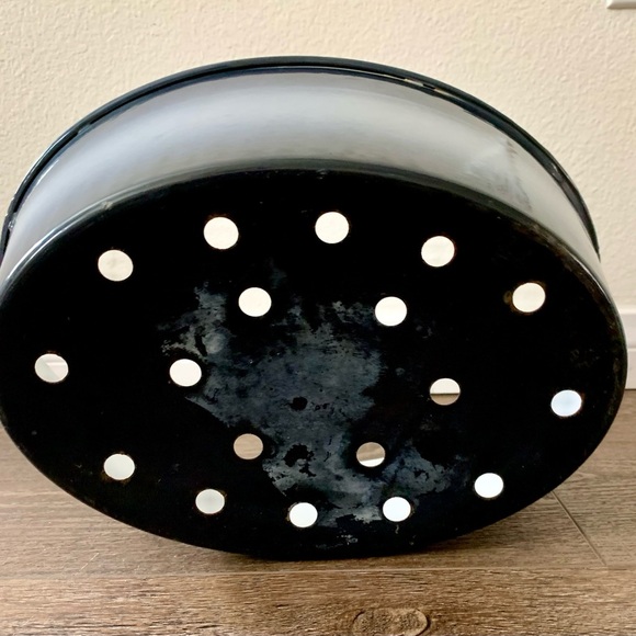 vintage large colander enamel Steel ( Stainless) - Picture 13 of 14